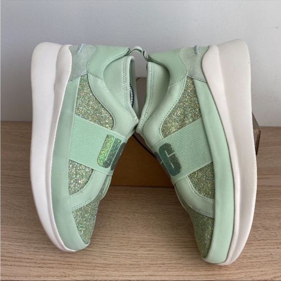 Ugg Neutra Chunky Glitter Platform Sneaker “Mint”- SZ 10 - Picture 8 of 11
